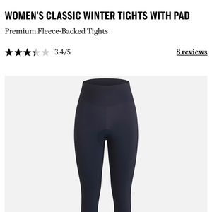 Rapha Classic Winter Tights with Pad
